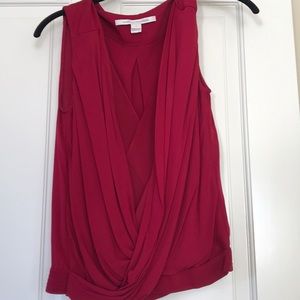 Diane Von Furstenberg draped tank